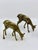 Vintage Late 20th Century Brass Deer Statues - A Set of 3 For Sale - Image 4 of 9