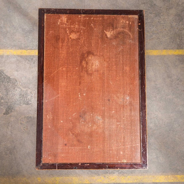Wood French Intricate Relief Cast Base Table, 1940s For Sale - Image 7 of 8