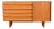Harold Schwartz for Romweber Mid-Century Modern Sculpted Oak Tambour Door Dresser or Credenza, 1950s For Sale