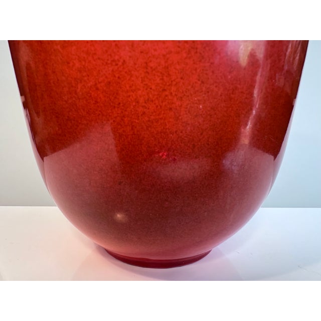 Orange Urania Series Ceramic Art Vase by Ursula Fesca for Wächtersbach, 1957 For Sale - Image 8 of 10