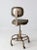 Vintage 1970s All-Steel Industrial Adjustable Stool For Sale - Image 4 of 14