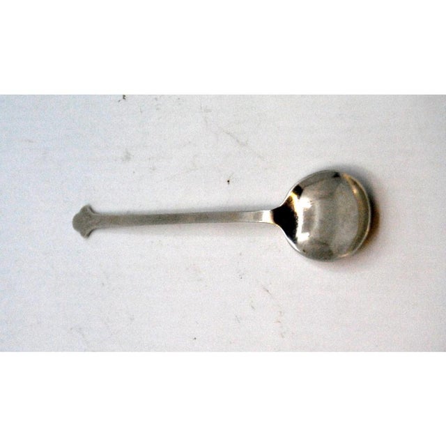 Silver Ice Cream Scoop with Fleur De Lys on the Handle For Sale - Image 4 of 7