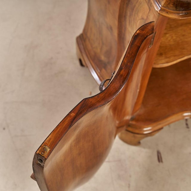 Vintage Brown Wood Cabinet For Sale - Image 14 of 16