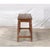 Vintage Indian Teakwood Bench For Sale - Image 4 of 7