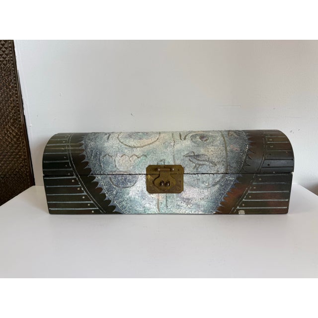 1980's Studio Made Decorative Box For Sale - Image 4 of 7