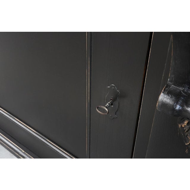 Tall Black MDF Library Cabinet, United Kingdom, 1990s For Sale - Image 14 of 16
