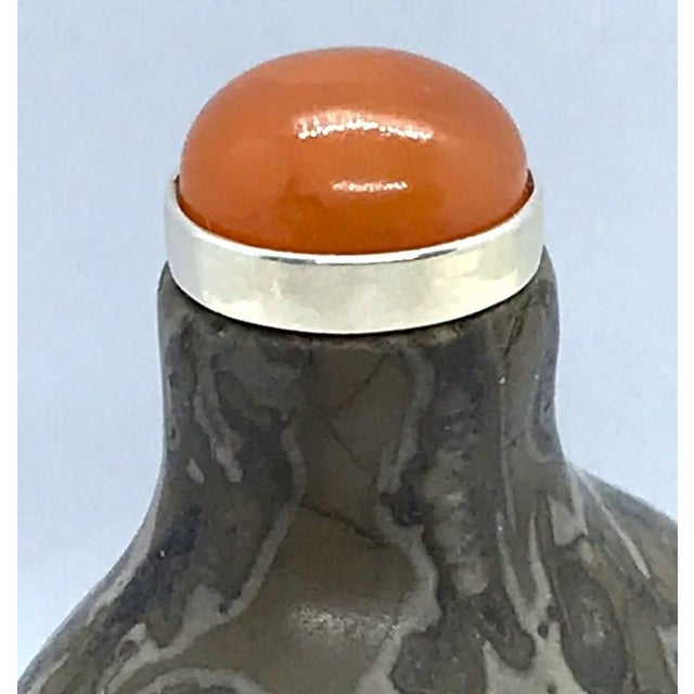 Late 19th Century Antique Orca or Oriental Agate Snuff Bottle For Sale - Image 11 of 11