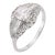 1930s Art Deco Gia 0.90 Carat Old Mine Cut Diamond Baguette Platinum Engagement Ring, Size 6.5 For Sale