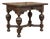 19th Century Dutch Jacobean Style Oak Table With Ebonized Trim For Sale