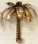 Pair of Maison Jansen Gilt Metal Palm Tree Sconces, France, 20th Century For Sale - Image 14 of 15