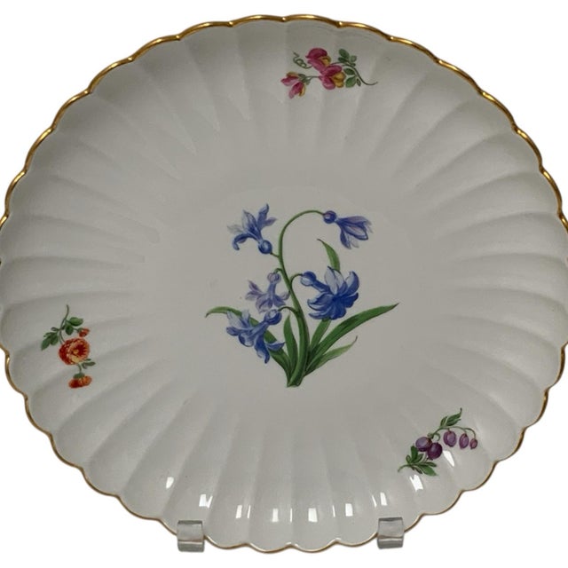 Vintage Rare Meissen Pfeiffer Period 25-Piece Multi-Floral Botanical Coffee &amp; Dessert Service First Quality Made in...