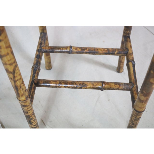 English Victorian Bamboo Table For Sale - Image 4 of 5