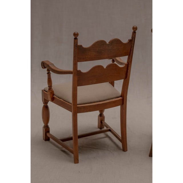 Mid-Century French Dining Chairs after Charles Dudouyt, 1950s, Set of 4 For Sale - Image 15 of 18