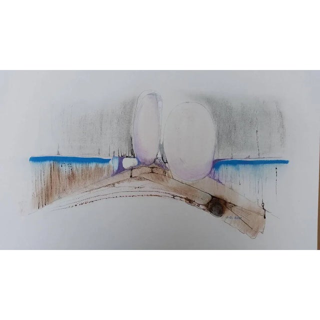 Beautiful painting by the artist Jacques Grange. Acrylic / varnish on Canvas Canson (250 grm). Work signed by the artist....