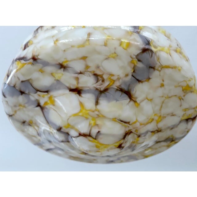 Art Deco Pendant Light in Amber Marble Glass, 1930s For Sale - Image 18 of 18