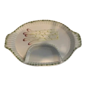 Ceramic Asparagus Serving Platter Made in Italy
