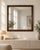 Wood Large Antique Italian Mirror in Ebonized and Gilt Wood Frame in the style of Salvator Rosa, 1890s For Sale - Image 7 of 9