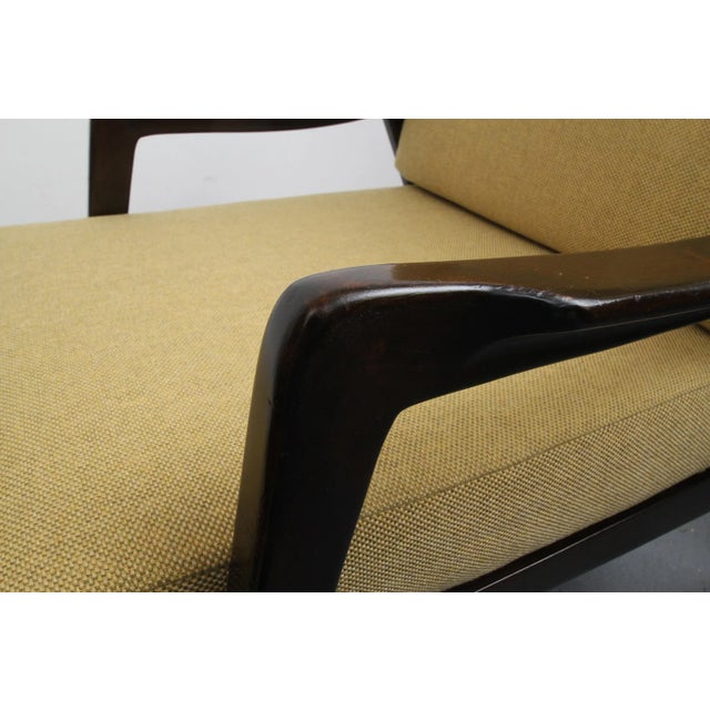 Armchair with Yellow Cushions, 1950s For Sale - Image 11 of 17