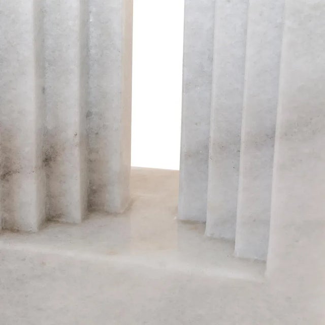 Naxos Marble Delfi Table by Carlo Scarpa and Marcel Breuer for Studio Simon, 1969 For Sale - Image 6 of 7