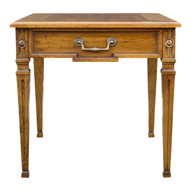 1960s Heritage Regency Style Side Table With Drawer For Sale