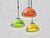 Space Age Pendant Lamp with Colored Metal Shades, 1970s For Sale - Image 6 of 13