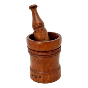 Outstanding Beautifully Hand Made Antique Lignum Vitae - Ironwood Mortar & Pestle - Circa Mid 18th Century