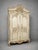 Ornate Hand-Painted Floral Carved Wardrobe For Sale - Image 9 of 9
