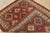 Kazak Rug 5’1” X 6’9” Red Wool Tribal Hand-Knotted Carpet For Sale - Image 13 of 14