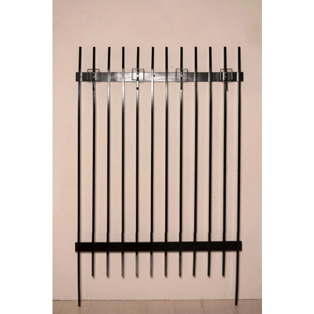 Italian Wood Black Lacquered Coat Rack, 1960s For Sale - Image 12 of 13