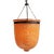 Orange mosaic bucket pendant lantern. Hand crafted in India with beautiful orange mosaic glass. Includes 3' chain and...