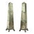 Pair of Antique Italian Mirrored Obelisks For Sale