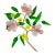 Mid-Century Boho Chic Japanese Acrylic-Lucite Cherry Blossom Wall Sculptural Object For Sale