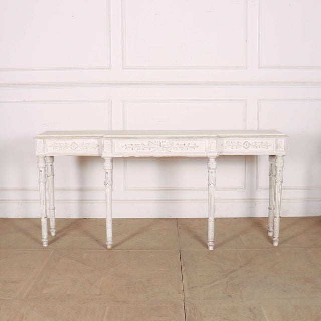 Painted Breakfront Console Table, 1950s For Sale - Image 12 of 12