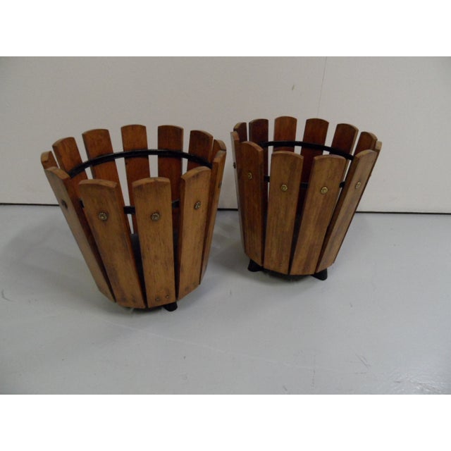 Vintage Plant Boxes, 1950s, Set of 2 For Sale - Image 9 of 9