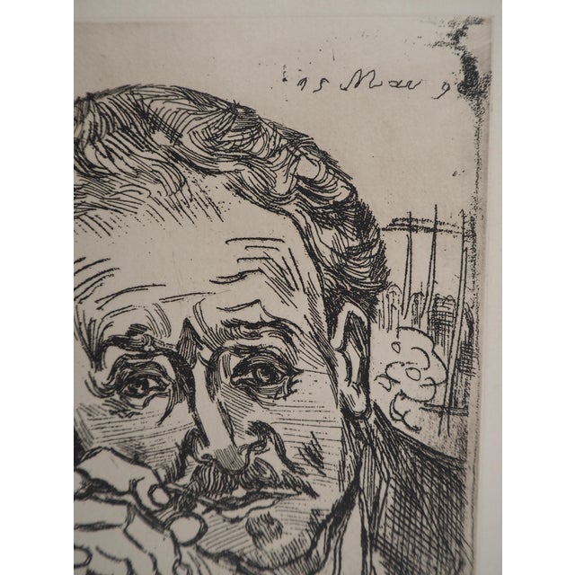 After Vincent Van Gogh, Portrait of Doctor Gachet, Engraving For Sale - Image 3 of 9