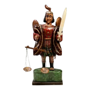 Large Spanish Colonial Style American Santo Statue