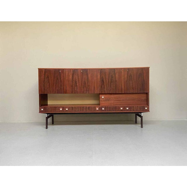 1960s ​Fristho Highboard in Rosewood, 1960s For Sale - Image 5 of 17