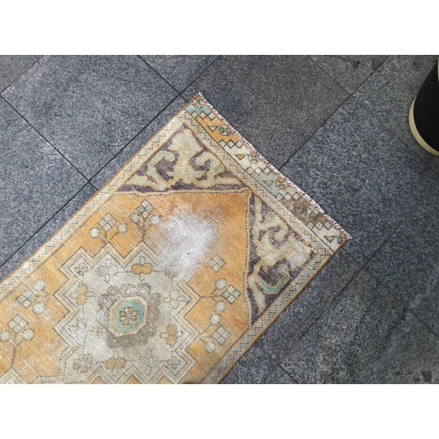 Textile 1960s Vintage Anatolian Rug - 2′3″ × 9′3″ For Sale - Image 7 of 11