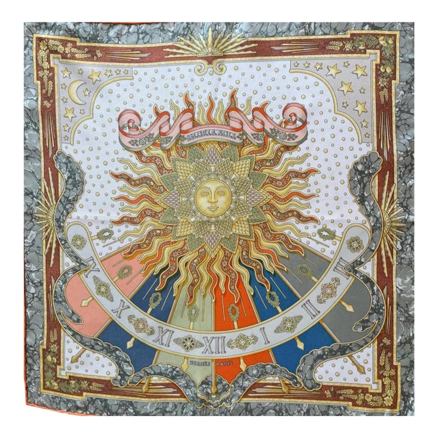 Hermès « Gloria Soli » Gavroche Scarf For Sale