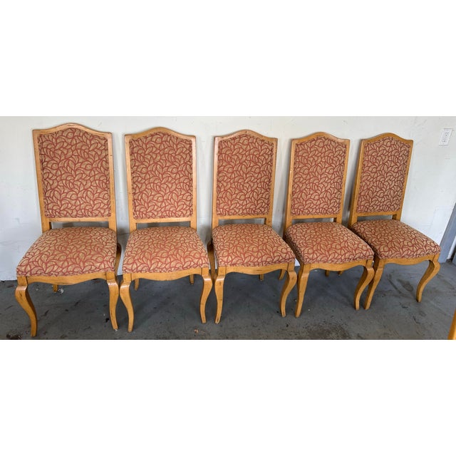 French Country C. 1980’s Guy Chaddock Melrose Collection Chairs a Set of 10 For Sale - Image 3 of 10
