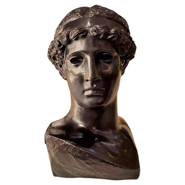 20th Century Bronze Head of Athena Lemnia from Chiurazzi Foundry For Sale - Image 6 of 6