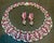 Modern Gia Certified 140 Ct Burma Ruby, Tahitian Pearl & Diamond Necklace Suite 18kwg For Sale - Image 3 of 8