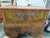 Early 20th Century Antique Hand-Carved Painted Wooden Chest / Hutch on Wheels For Sale - Image 5 of 5