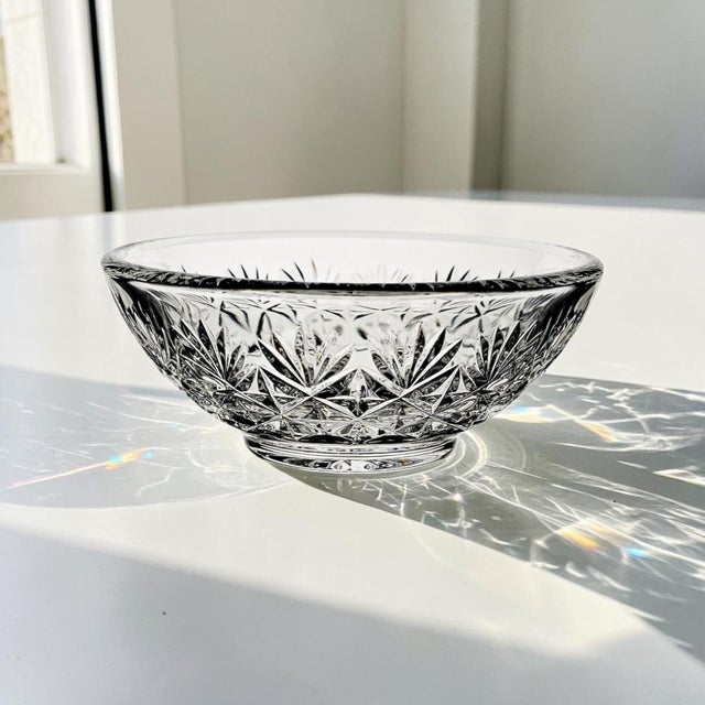A Waterford Crystal small party bowl from the discontinued Hospitality Collection, handcrafted in Ireland circa 2003–2006....