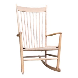 J16 Rocking Chair Attributed to Hans Wegner for FDB Mobler, 1960s - Vintage Rocking Chair For Sale