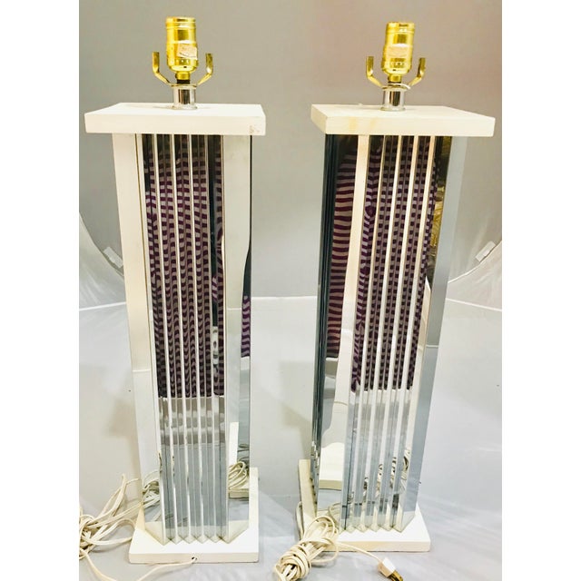 Vintage Sunset Cosco Co Lamps - a Pair | Chairish