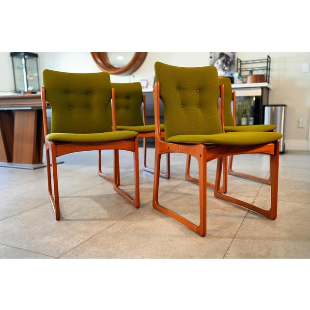 Set of 4 Danish MCM Teak Dining Chairs by Vamdrup Stolefabrik for Art Turn, Denmark, 1960s For Sale - Image 12 of 15