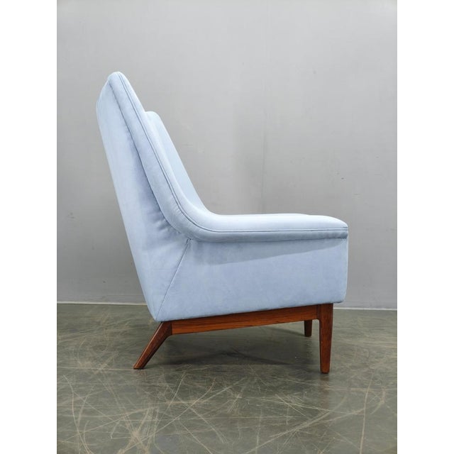 1960s Danish Highback Lounge Chair from Slagelse Møbelvaerk, 1960s For Sale - Image 5 of 14