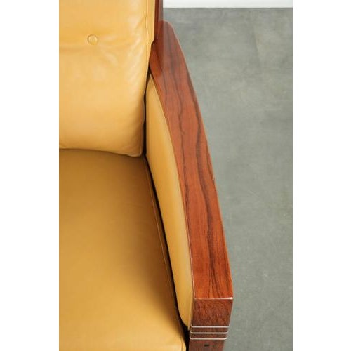 Art Deco Decoforma Series Frank Armchairs in Yellow Cowhide from Schuitema, Set of 2 For Sale - Image 9 of 16