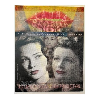 Noir City Double Feature "Laura & Bedelia" Movie Poster C.2012 For Sale